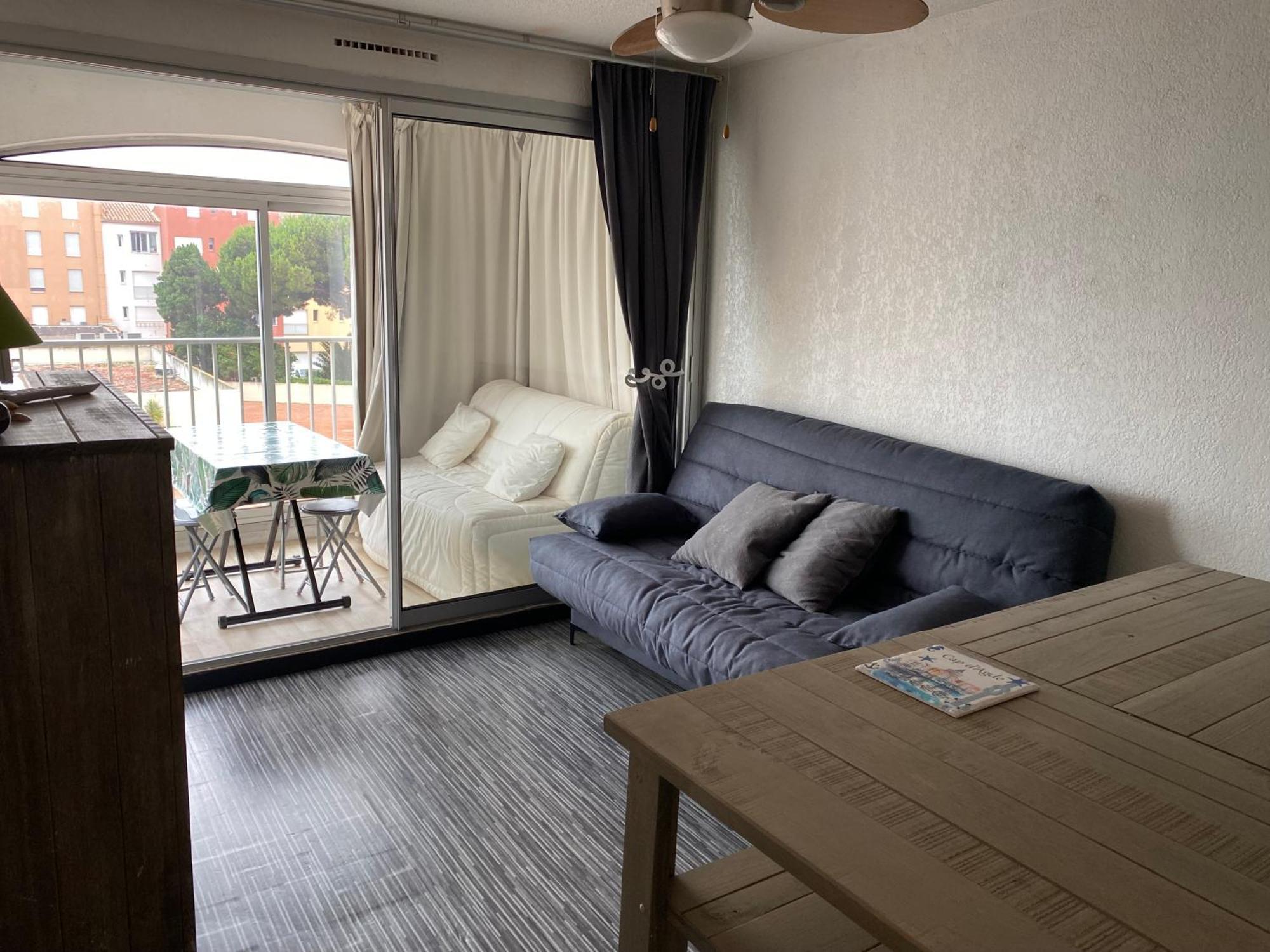 Apartamento Studio Avec Belle Vue Sur Le Port Agde Exterior foto